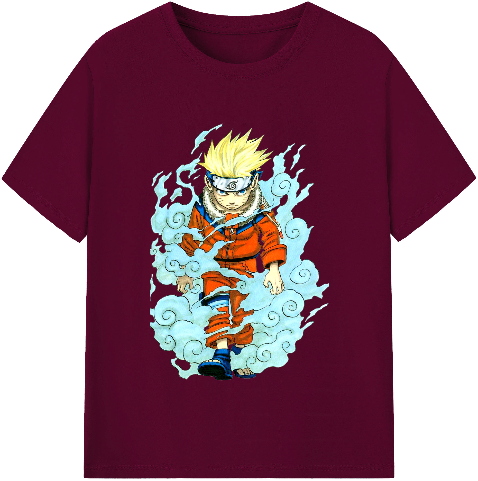 （画像用） NARUTO -ナルト- うずまき ナルト Uzumaki Naruto レディースカジュアルプリントTシャツ（綿100％）